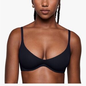 Black and Blue Underwire Bras